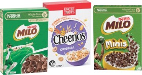 NEW-Nestl-Milo-350g-Milo-Duo-340g-Cheerios-305-320g-or-Milo-Minis-330g on sale
