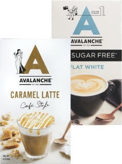 Avalanche-Caf-Style-99-Sugar-Free-or-Chai-Latte-10-Pack on sale