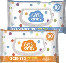 Little-Ones-Baby-Wipes-80-Pack on sale