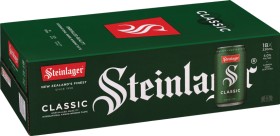 Steinlager-Classic-330ml-Cans-18-Pack on sale