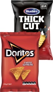 Doritos-Corn-Chips-or-Bluebird-Thick-Cut-140-170g on sale