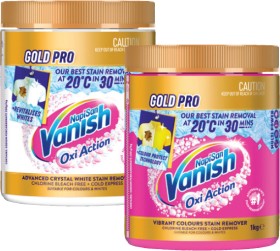 NEW-Vanish-Gold-Pro-Stain-Remover-1kg on sale