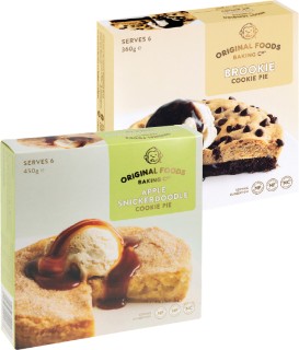 Original-Foods-Baking-Co-Cookie-Pies-320-450g on sale