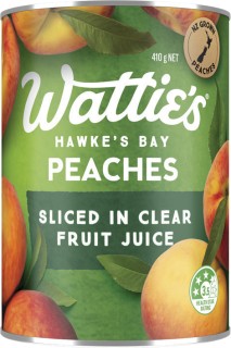 Watties-Peach-Slices-in-Clear-Juice-410g on sale