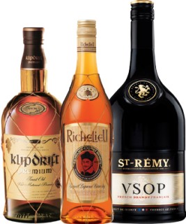 Klipdrift-Premium-Brandy-Richelieu-Brandy-750ml-or-St-Rmy-VSOP-Brandy-1L on sale