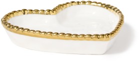 Pampa-Bay-Heart-Dish-10cm-White-Gold on sale
